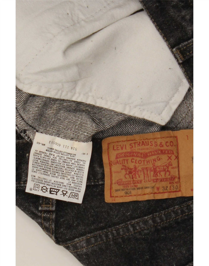 Jeans Levi's 901 affusolati da donna W32 L30 cotone grigio