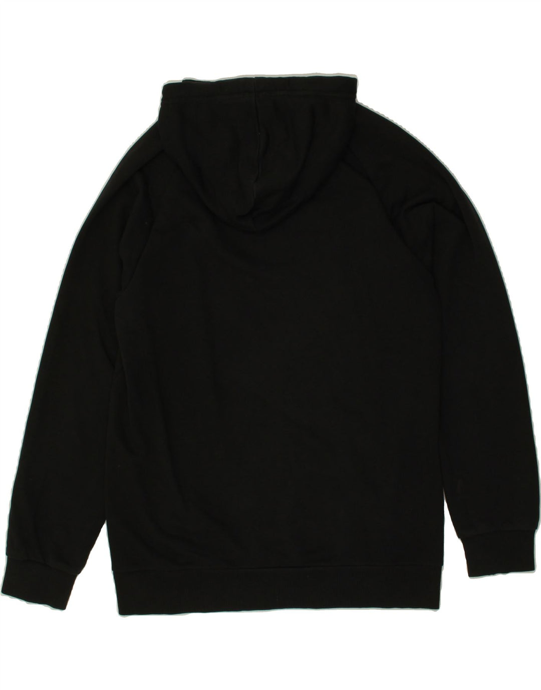 ADIDAS Mens Graphic Hoodie Jumper Medium Black Cotton Vintage Adidas and Second-Hand Adidas from Messina Hembry 