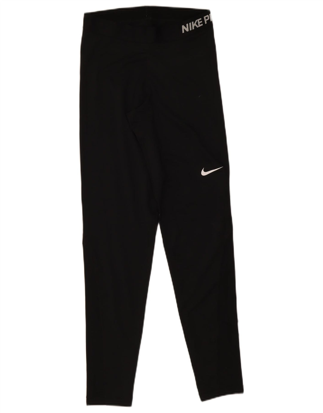 Leggings grafici Nike Dri Fit da donna UK 12 medio nero poliestere