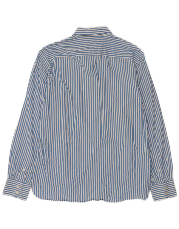 TOMMY HILFIGER Camicia da uomo in cotone a righe grandi blu