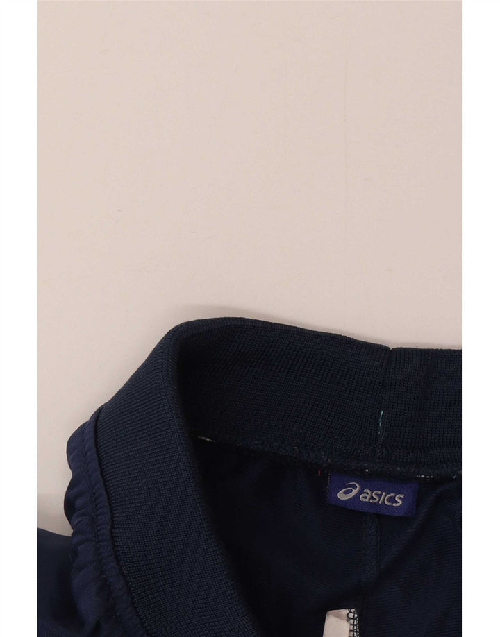 Pantaloni da tuta da uomo Asics XL in poliestere blu navy