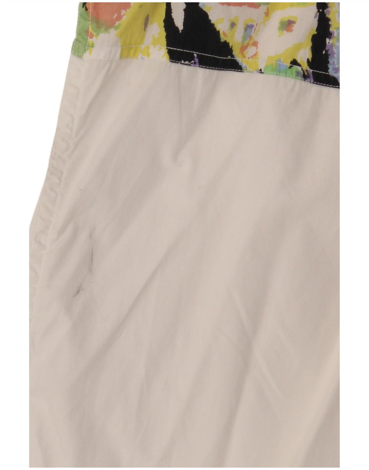 Camicia a maniche corte da uomo Le Frog taglia 39 40 blocco colore bianco medio