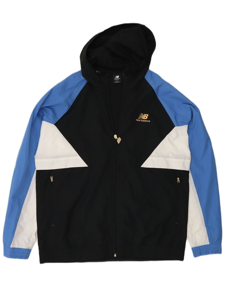 Giacca da ginnastica da uomo con grafica New Balance, grande, colore nero