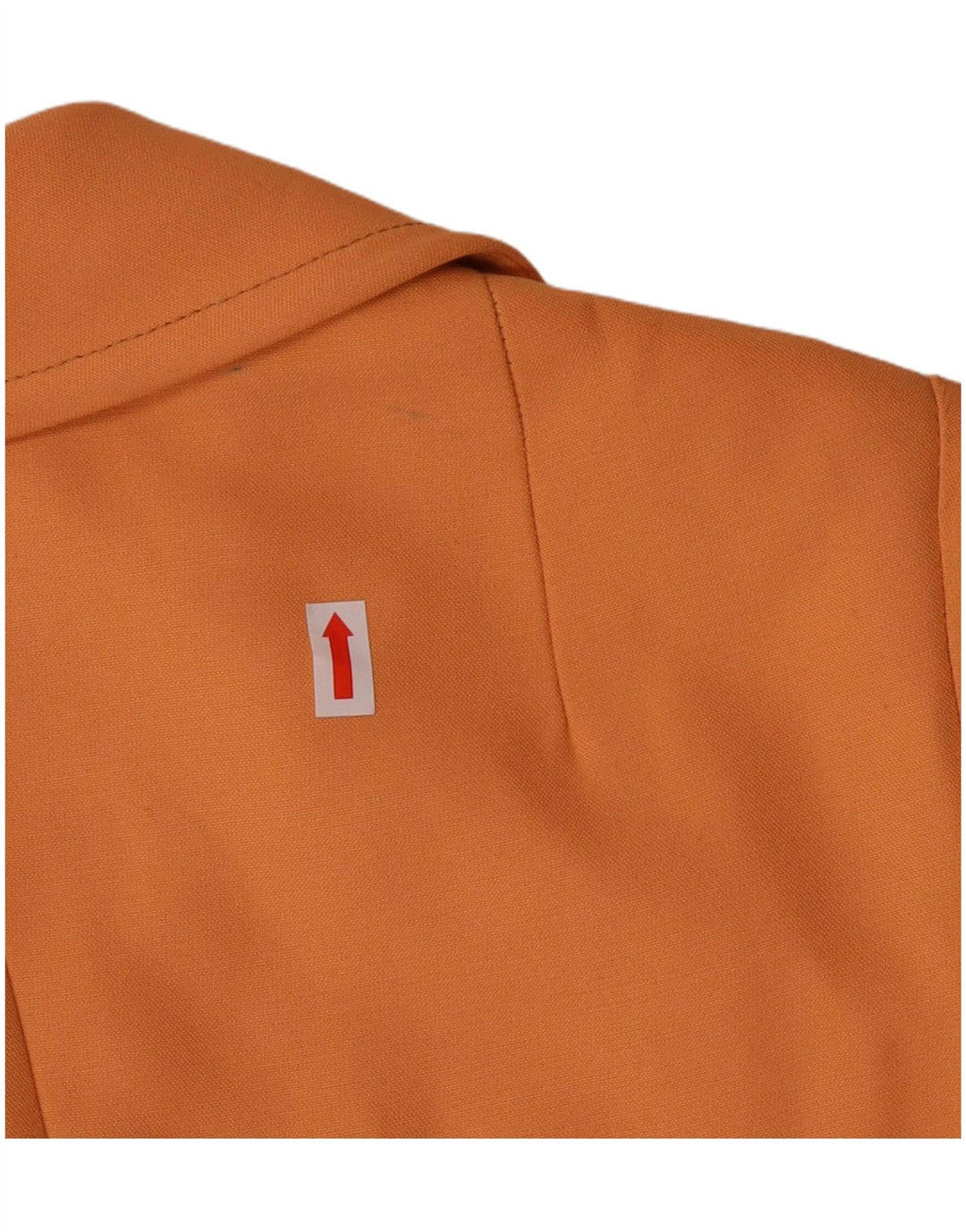 Giacca blazer vintage da donna a 3 bottoni IT 42 viscosa arancione media