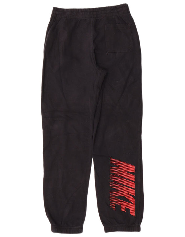 Pantaloni da tuta con grafica Nike da ragazzo, pantaloni da jogging, 13-14 anni, XL, cotone nero
