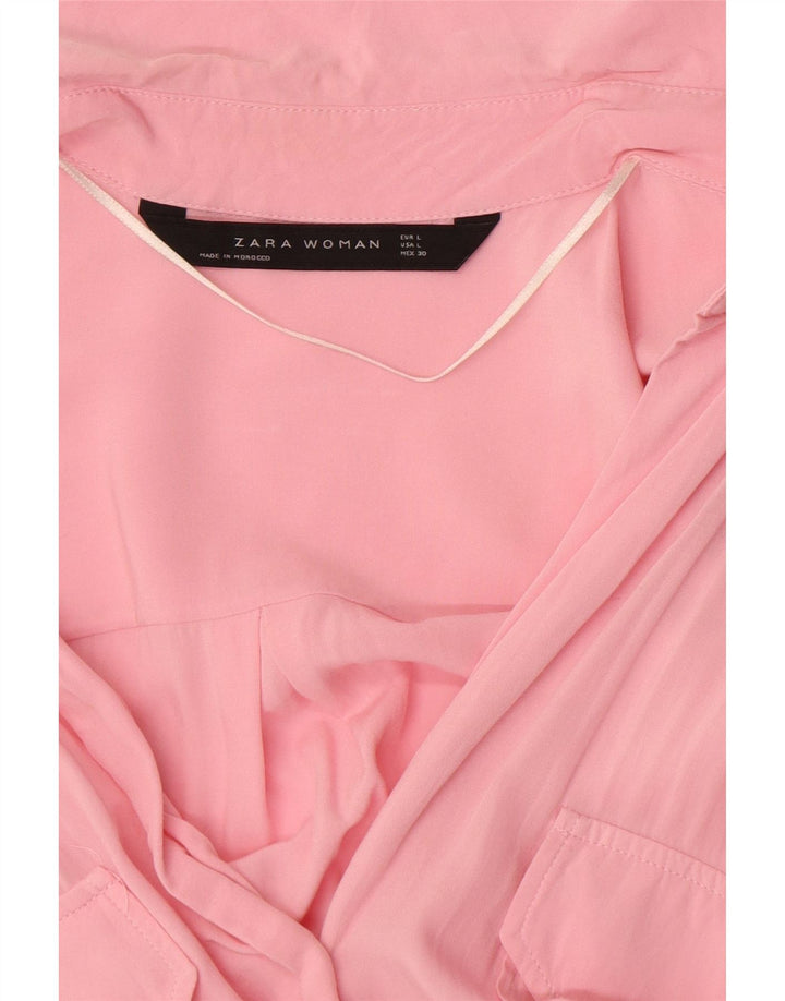 Maglietta Zara da donna UK 16 grande rosa