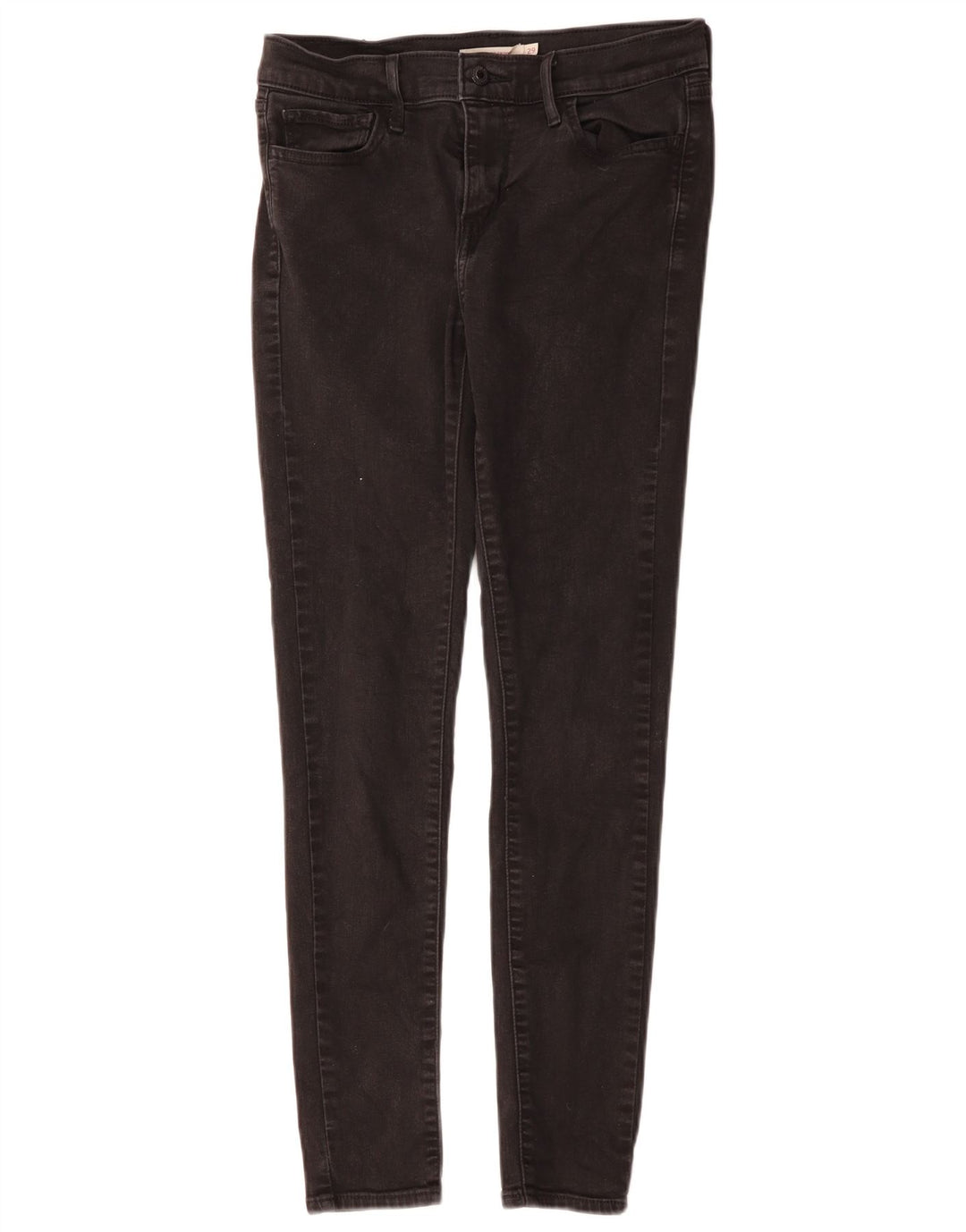 LEVI'S Jeans da donna 710 super skinny W29 L28 cotone nero