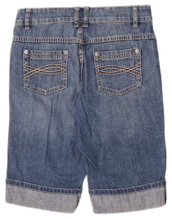 Pantaloncini di jeans da bambino Benetton 11-12 anni XL W27 Blu Cotone