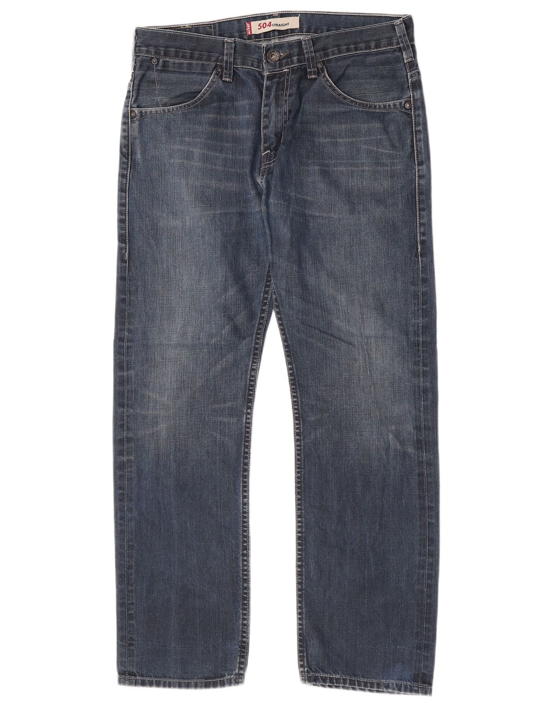Levi's Uomo 504 Jeans dritti W32 L27 Cotone Blu