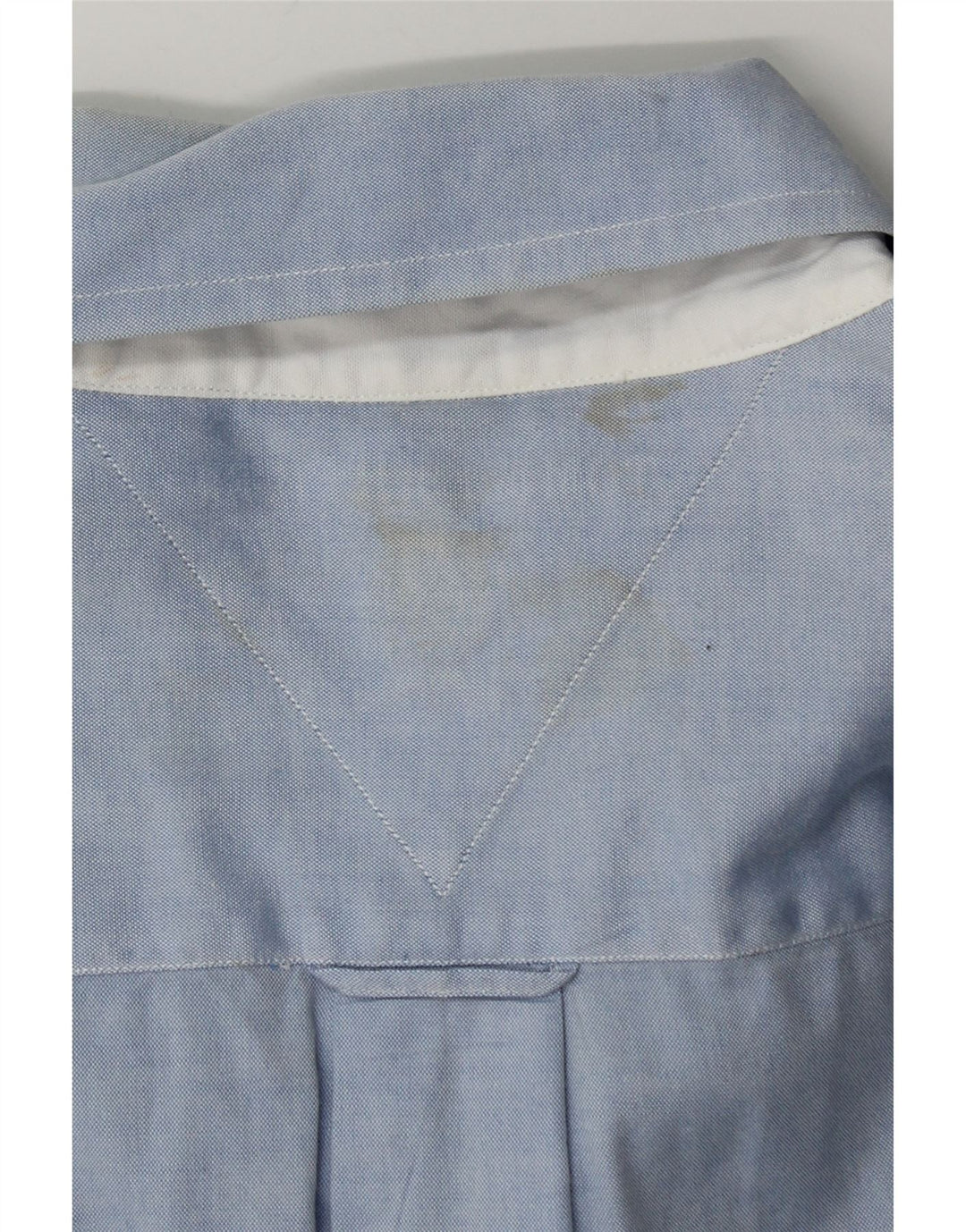 Camicia da uomo Tommy Hilfiger taglia 16 grande cotone blu