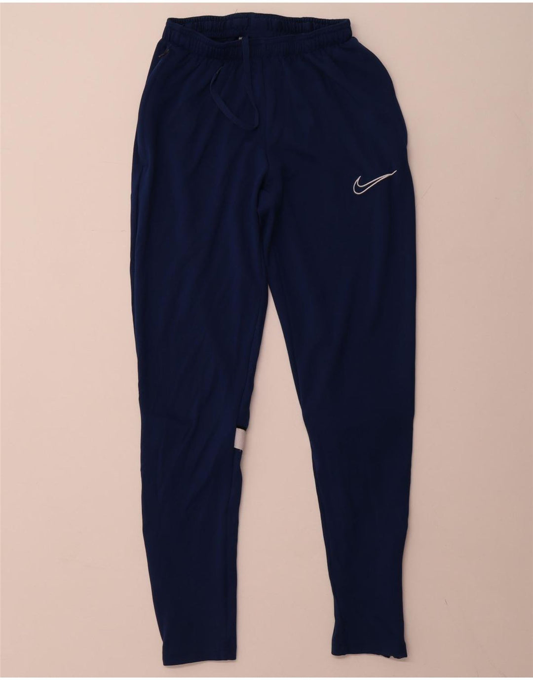 Pantaloni da tuta da uomo NIKE Dri Fit piccoli in poliestere blu