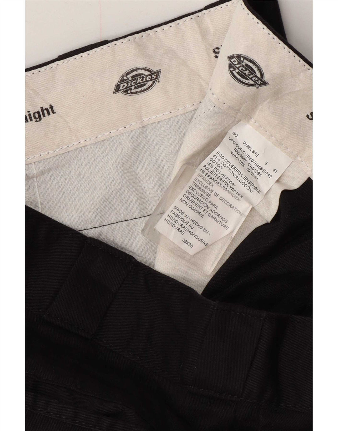Pantaloni cargo slim da uomo Dickies W33 L30 in cotone blu navy