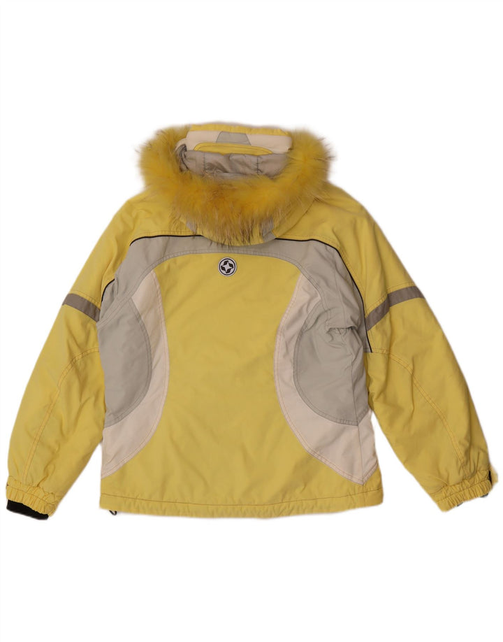 Giacca da sci con cappuccio da donna Colmar EU 42 XL Giallo Colourblock in poliammide