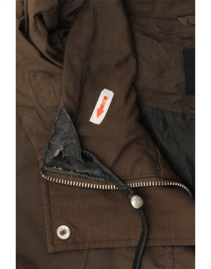 Parka oversize con cappuccio da donna Zara UK 10 piccolo kaki