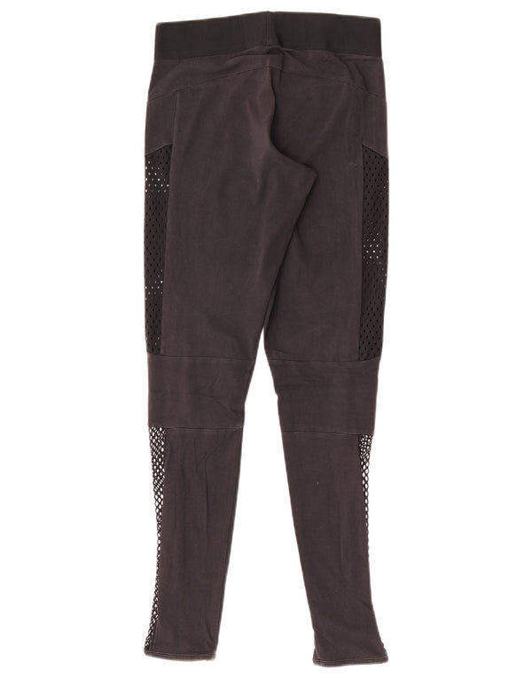 Leggings Adidas da donna UK 8 Small in cotone color block nero
