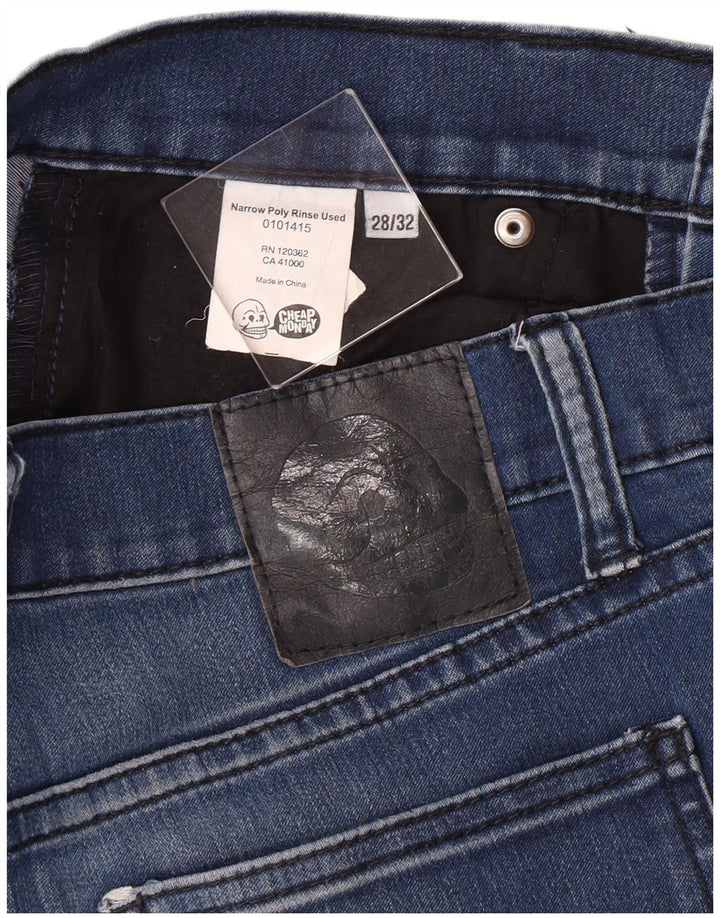 CHEAP MONDAY Jeans skinny da donna W28 L32 cotone blu