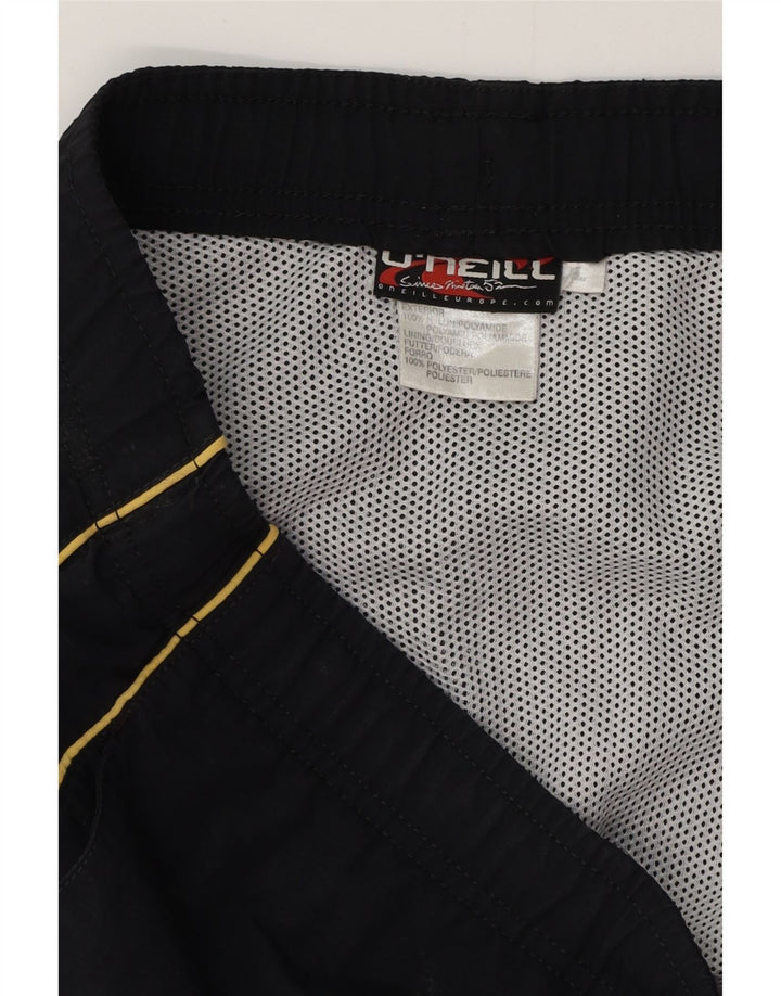 Pantaloncini da bagno grafici da uomo O'Neill grandi in poliestere nero