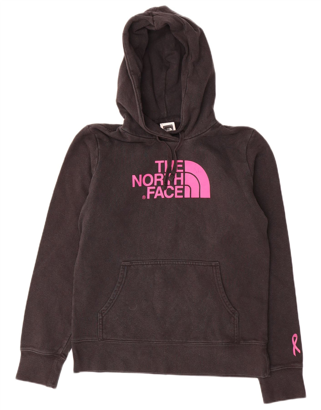 THE NORTH FACE Maglione con cappuccio grafico oversize da donna UK 10 piccolo nero