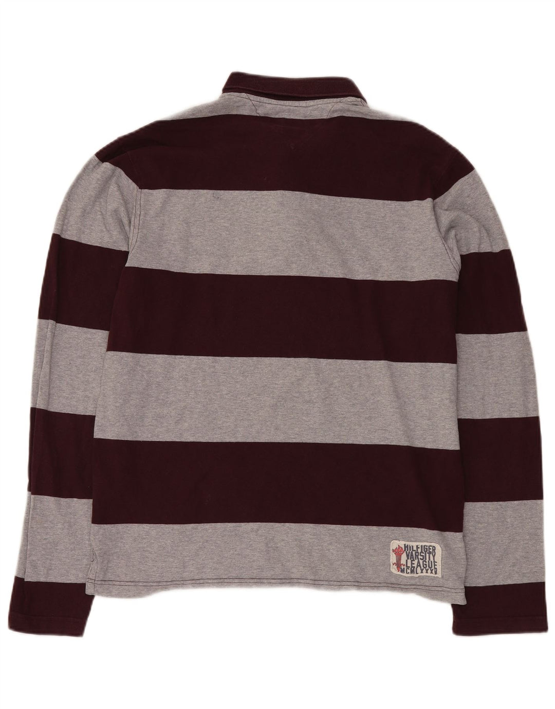 TOMMY HILFIGER Polo da rugby da uomo slim fit XL color bordeaux