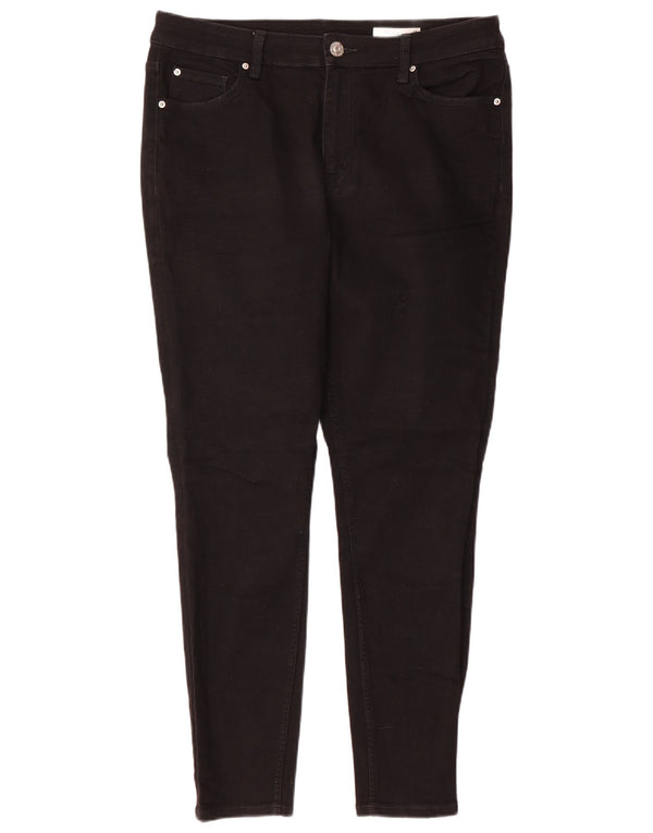 Marks & Spencer Donna The Ivy Skinny Jeans UK 16 Large W34 L28 Nero