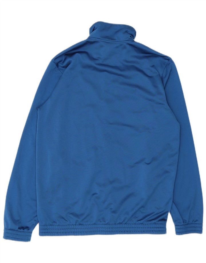 Giacca da tuta da uomo Adidas UK 42/44 Large Blu Poliestere