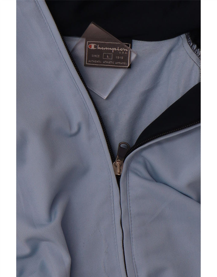 CHAMPION Giacca da tuta da uomo grande color block blu