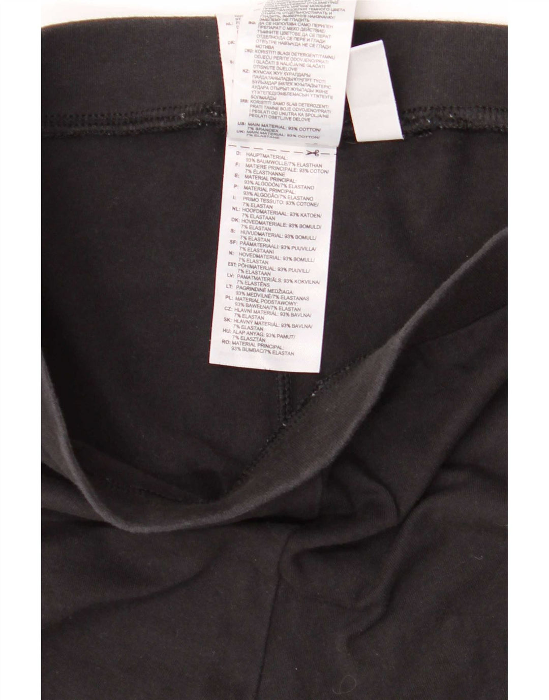 Leggings Adidas da donna UK 10 piccolo cotone nero