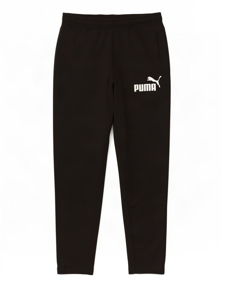 Pantaloni da tuta grafica da ragazzo Puma 9-10 anni in poliestere nero