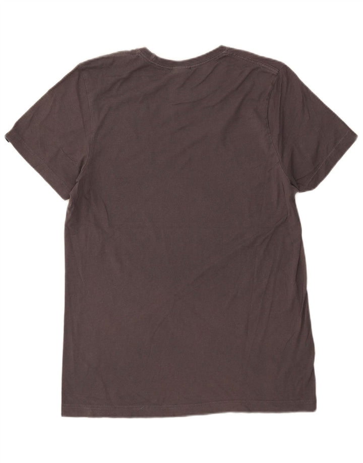 T-shirt grafica da uomo Adidas Top piccola in cotone grigio