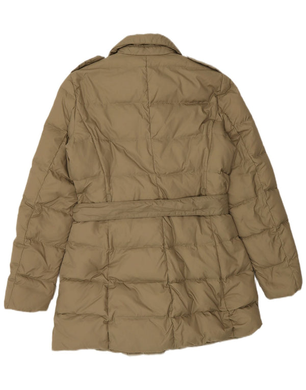 Cappotto imbottito doppiopetto militare da donna Aspesi UK 10 piccolo Beige