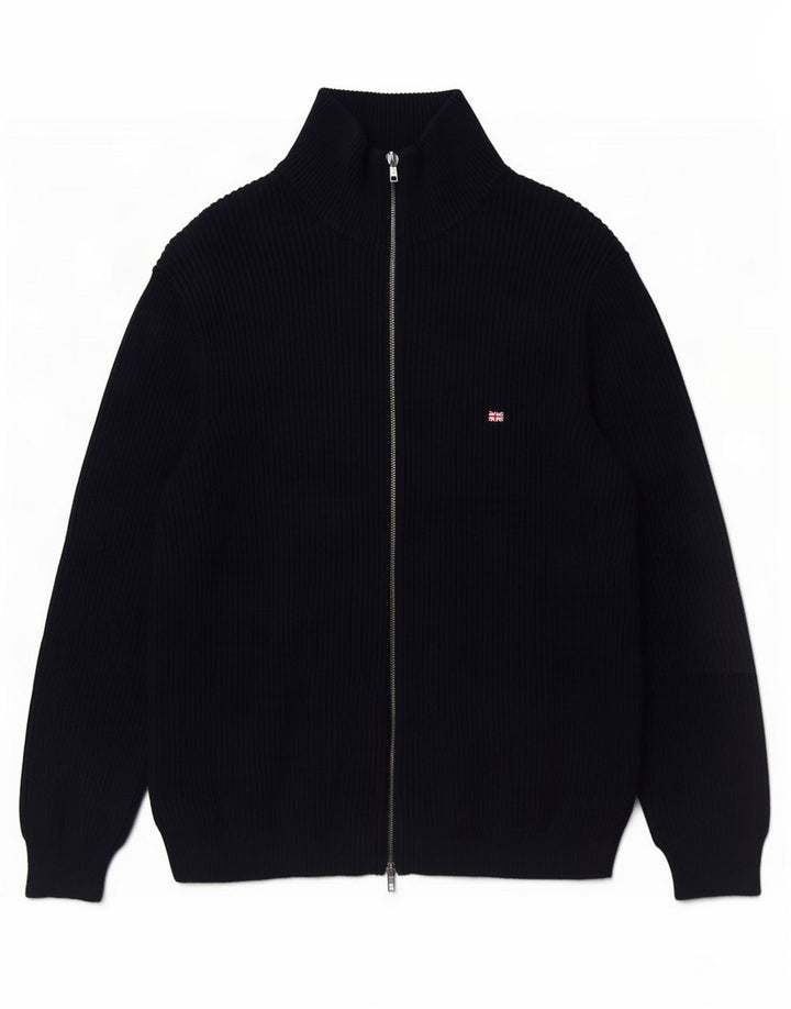 Maglione cardigan da uomo dalla vestibilità regolare Charles Robertson grande blu navy