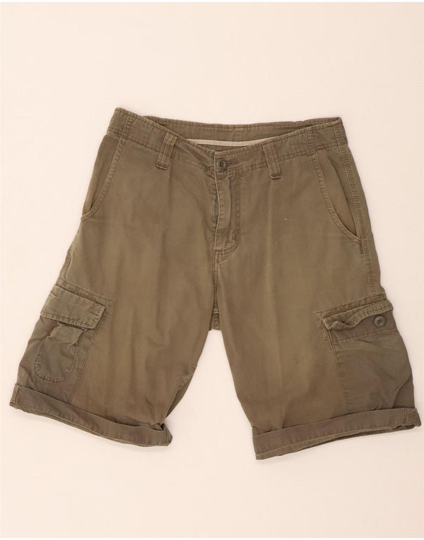 Pantaloncini cargo da uomo CARHARTT W30 cotone kaki medio