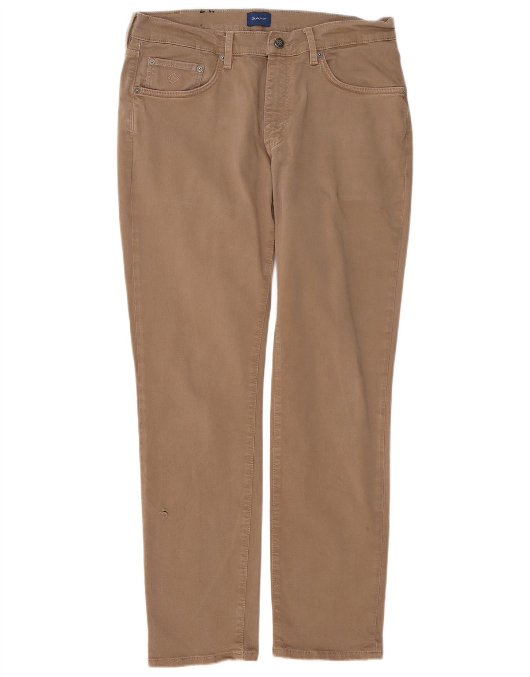 Pantaloni casual slim da uomo GANT W36 L32 in cotone beige