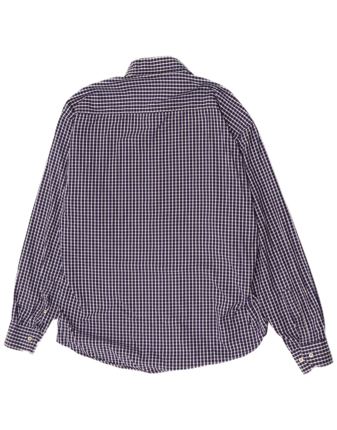 Camicia Fila da uomo vestibilità regolare in cotone a quadretti blu navy medio