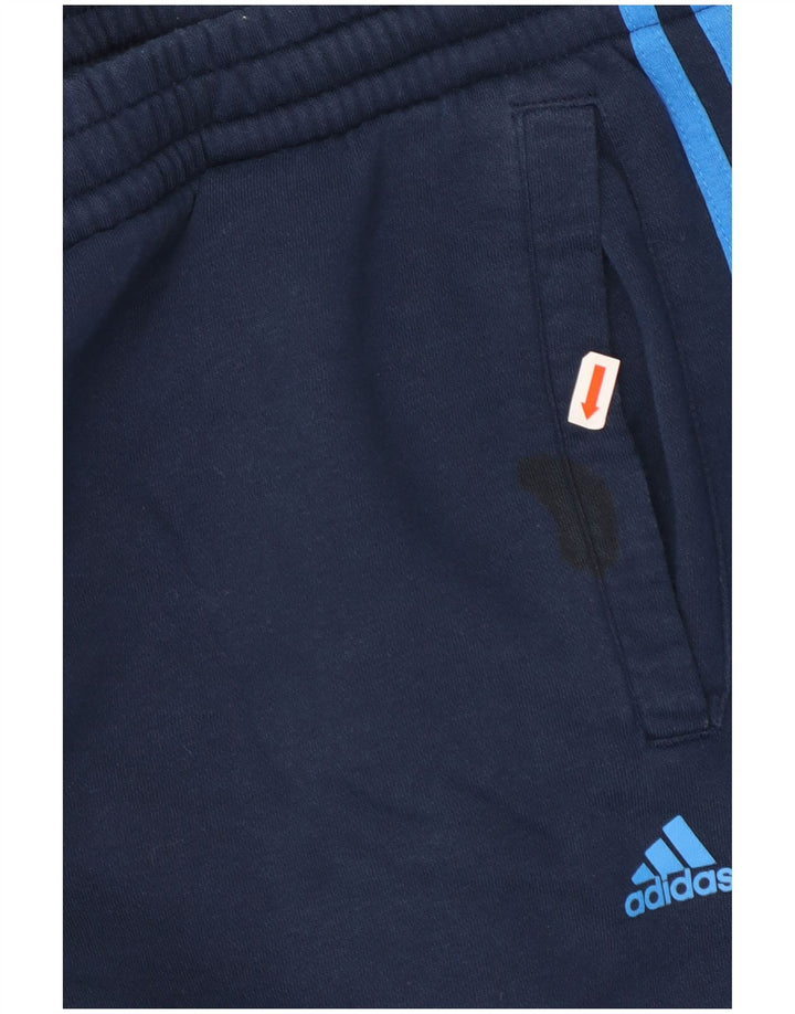 Pantaloni da tuta da uomo ADIDAS Joggers UK 42/44 Large Blu Navy Cotone