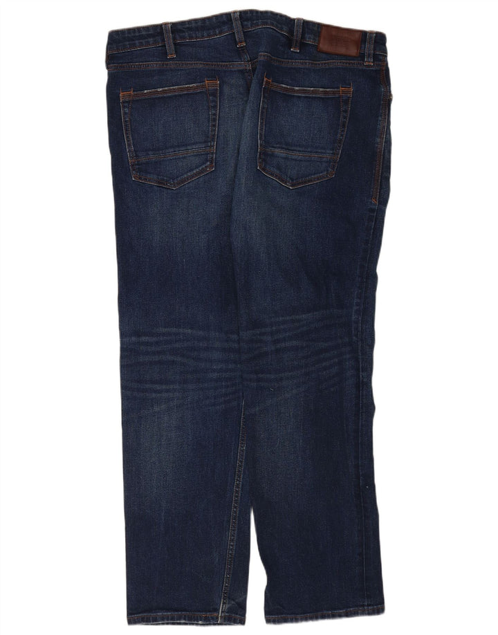 Jeans dritti da uomo Marks & Spencer W38 L31 cotone blu