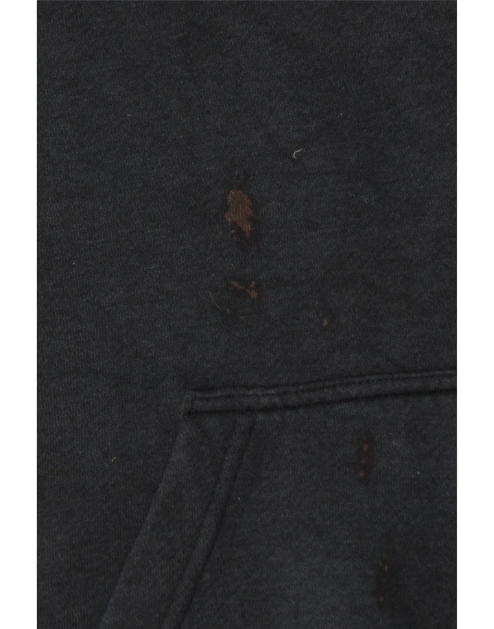 Felpa con cappuccio grafica da uomo NIKE, cotone nero medio