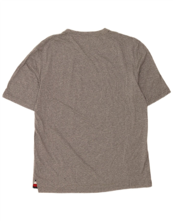 T-shirt da uomo Tommy Hilfiger Top XL in cotone grigio