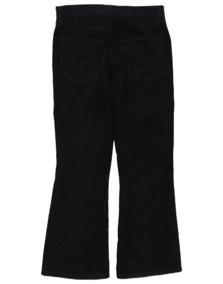 Pantaloni Levi's da donna in velluto a coste bootcut W30 L27 neri