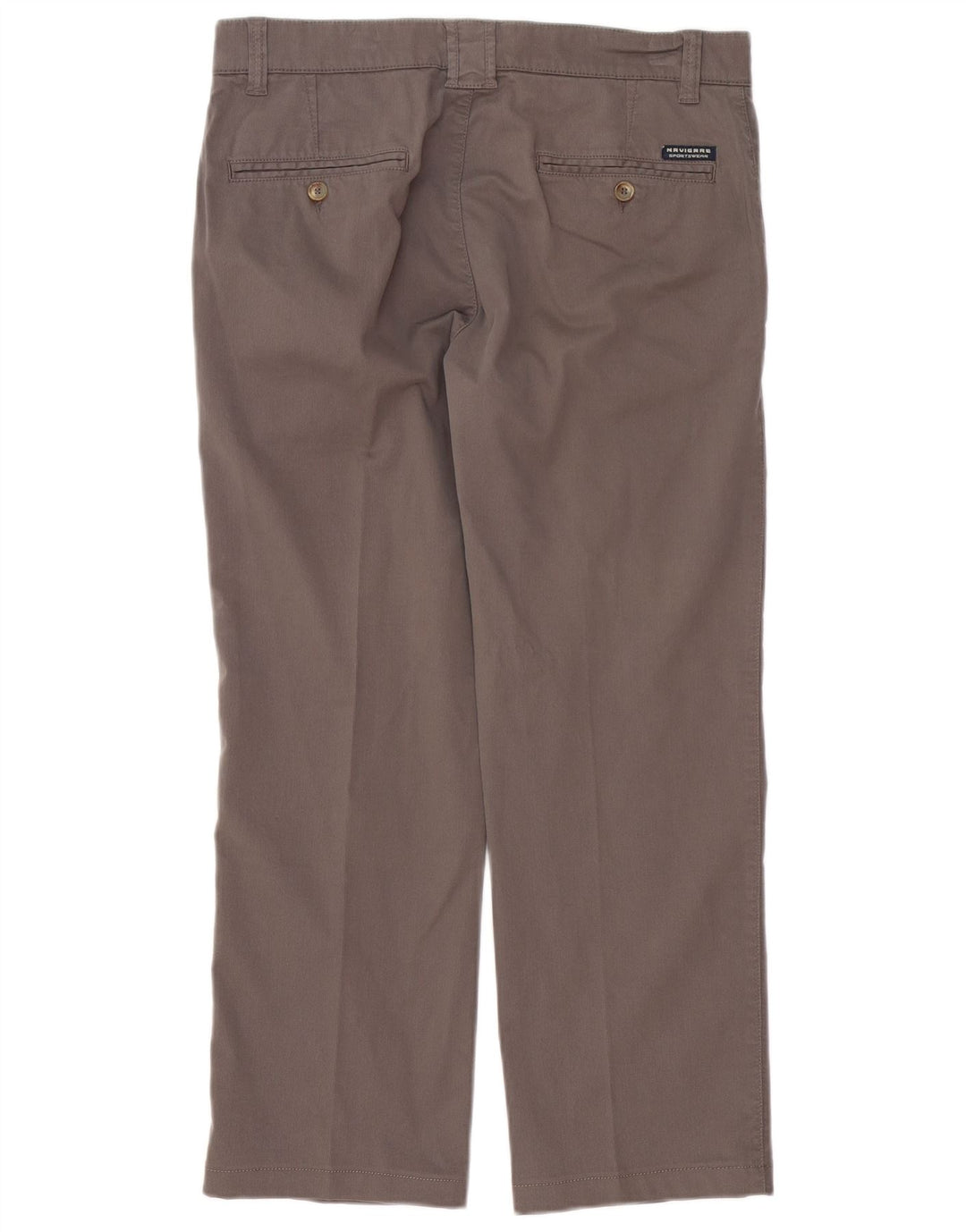 Pantaloni chino dritti da uomo NAVIGARE IT 48 medio W34 L26 cotone grigio