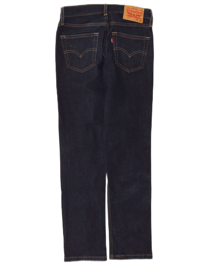 LEVI'S Jeans 511 slim da donna W29 L30 cotone blu navy