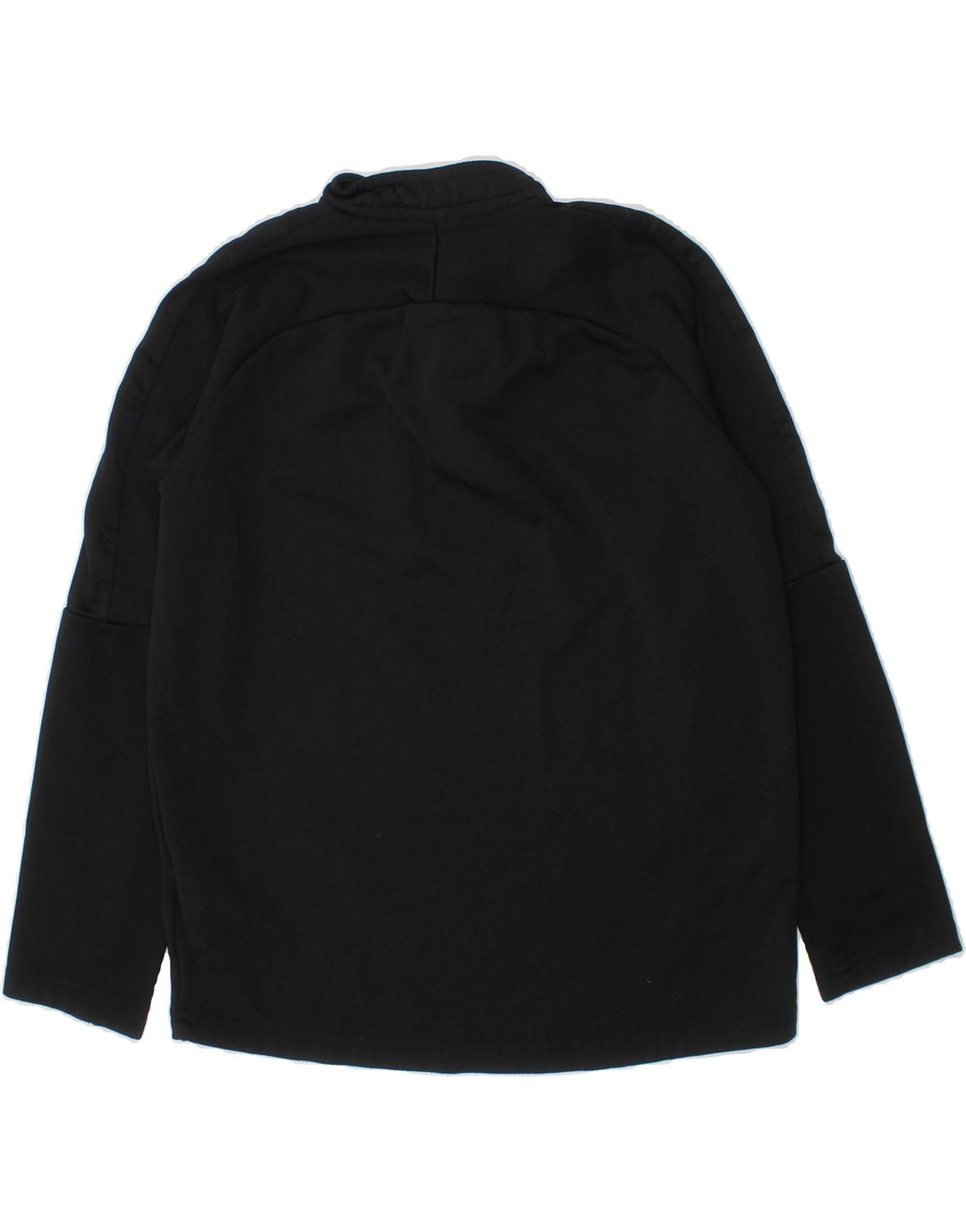 NIKE Boys Dri Fit Zip Neck Pullover Tracksuit Top 8-9 Years Small Black Vintage Nike and Second-Hand Nike from Messina Hembry 