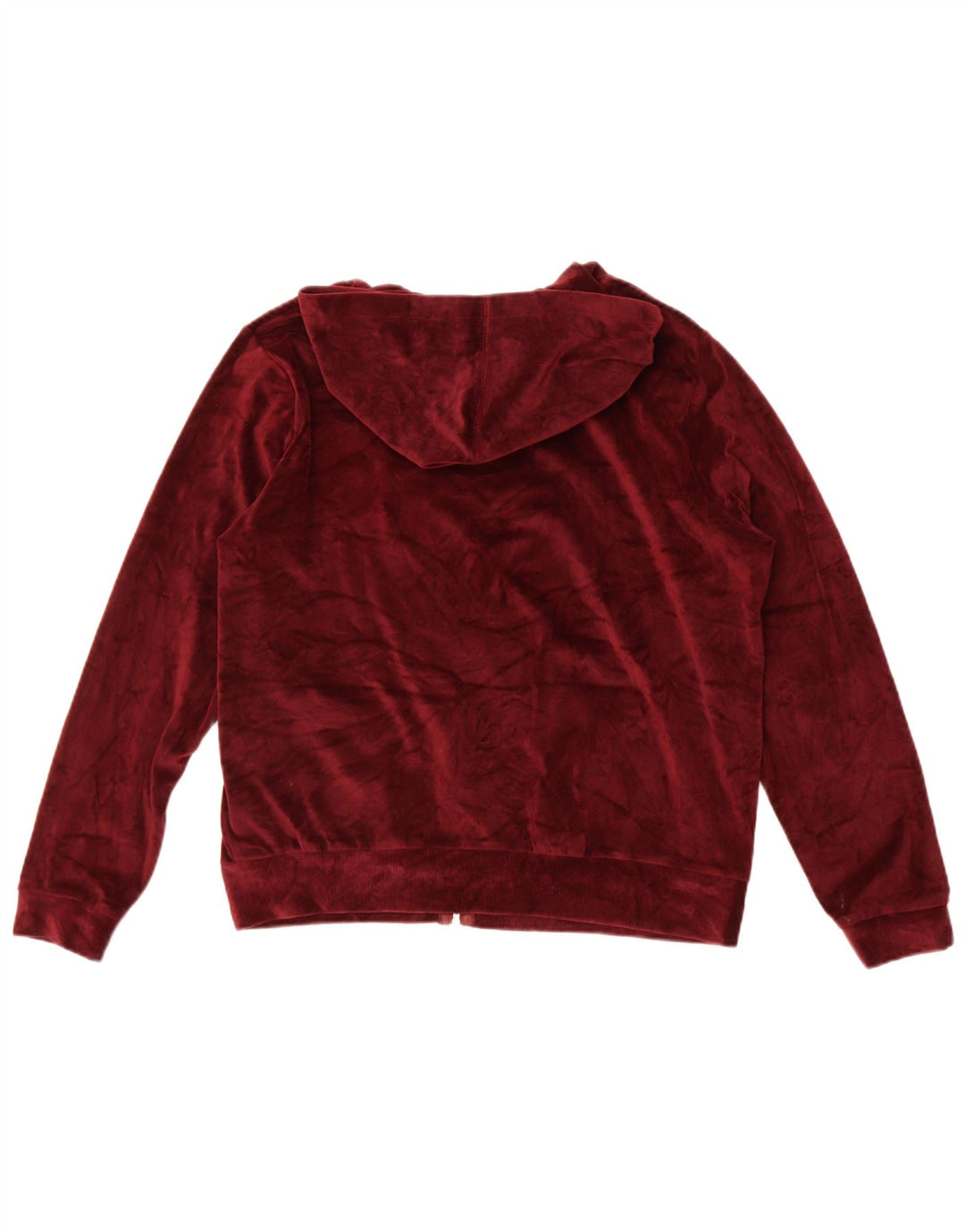 Maglione con cappuccio e zip oversize da donna Marks & Spencer UK 12 Borgogna medio