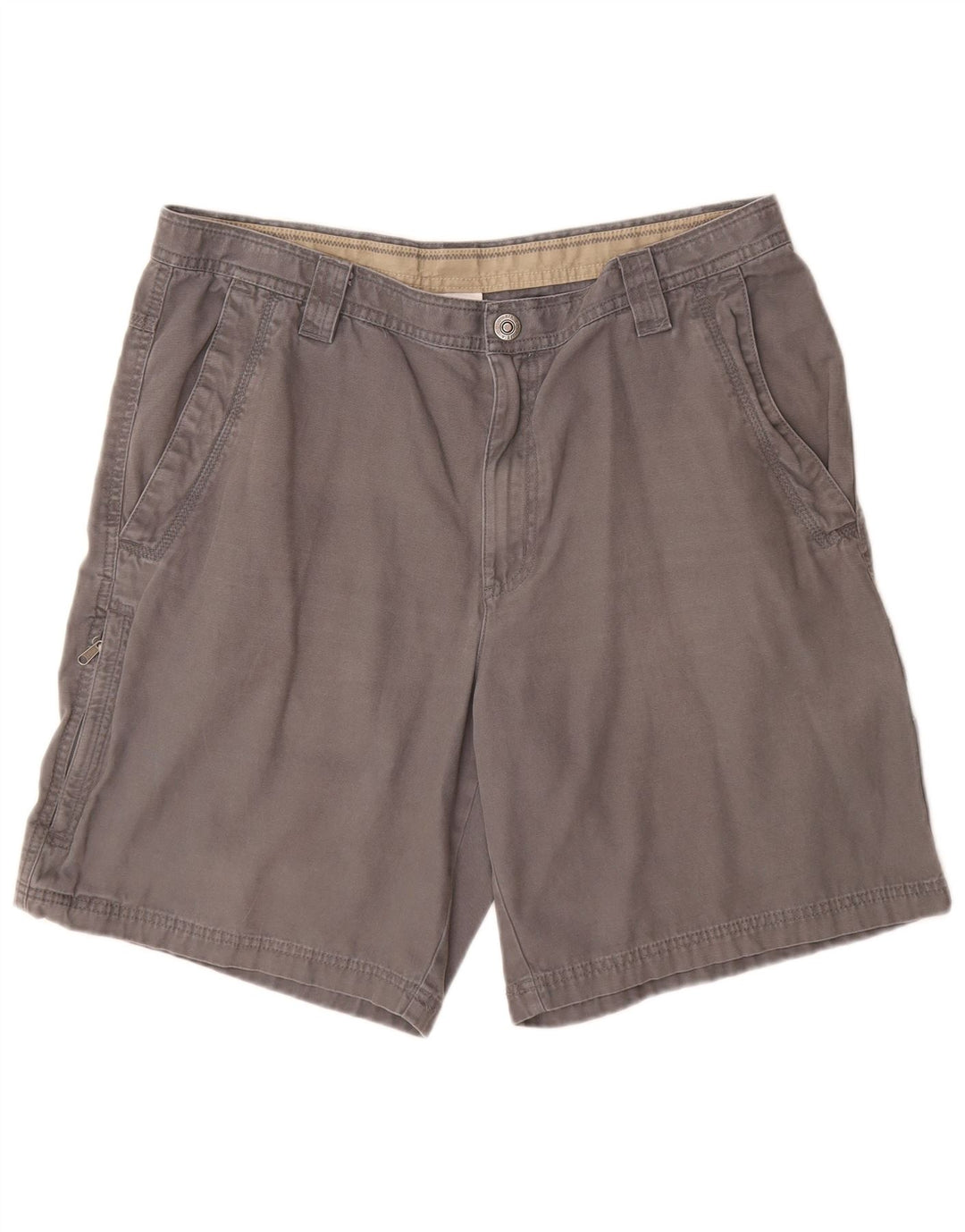 Pantaloncini cargo Columbia Omni-Shield da uomo W36 Large in cotone grigio