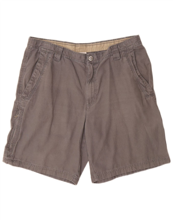 Pantaloncini cargo Columbia Omni-Shield da uomo W36 Large in cotone grigio