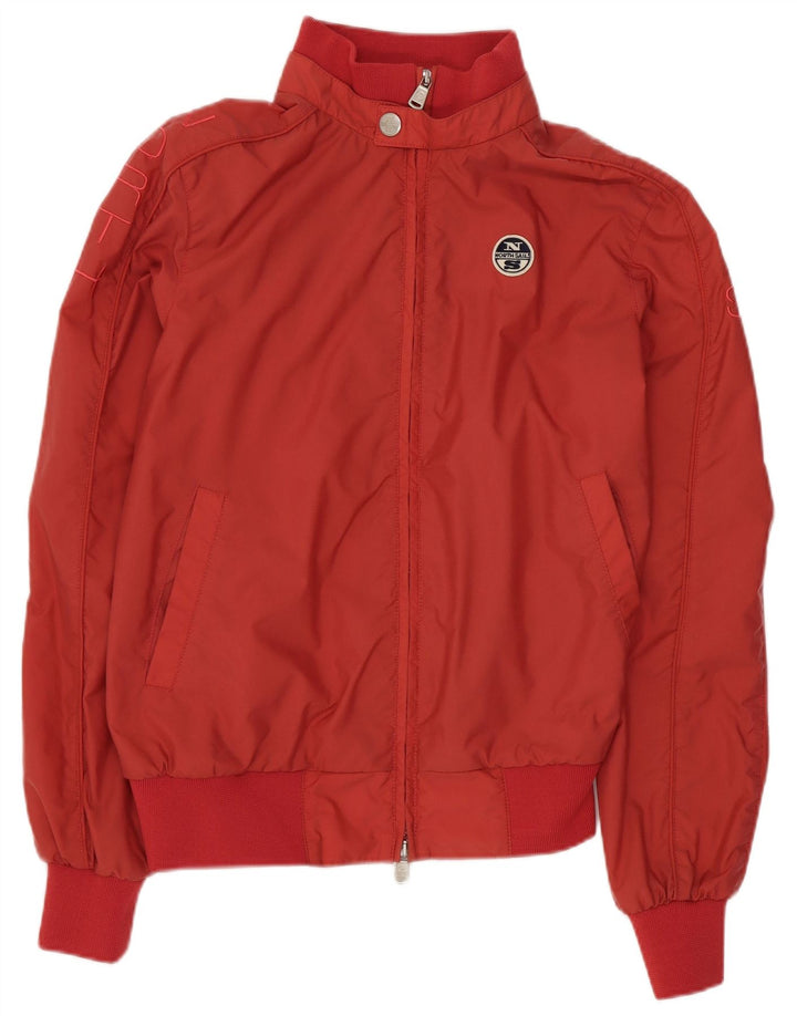 Giubbotto bomber da uomo North Sails UK 34 XS rosso poliammide