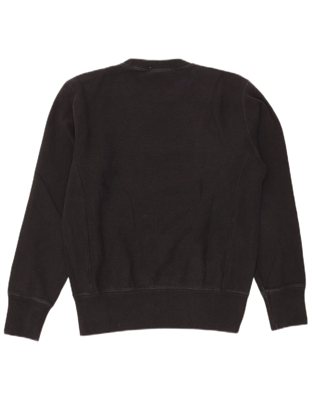 Felpa con grafica Champion Reverse Weave da uomo in cotone nero medio