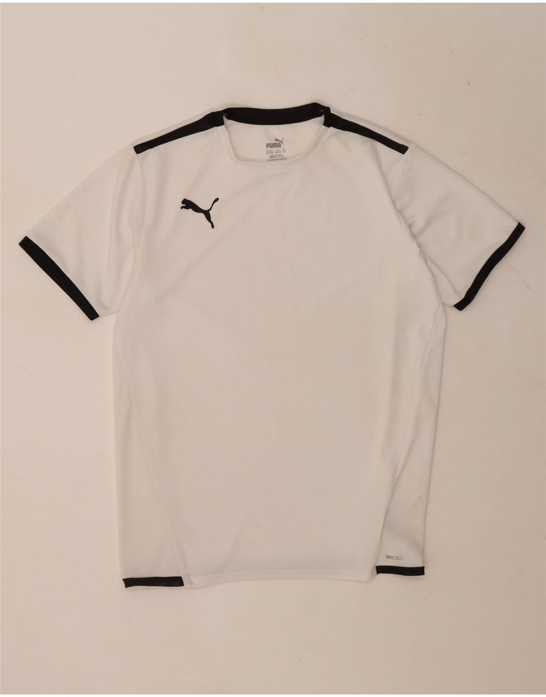 Maglietta Puma da ragazzo, 15-16 anni, in poliestere color block bianco