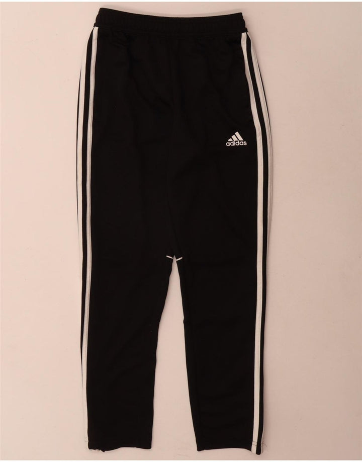 Pantaloni della tuta da ragazzo Adidas 11-12 anni in poliestere nero