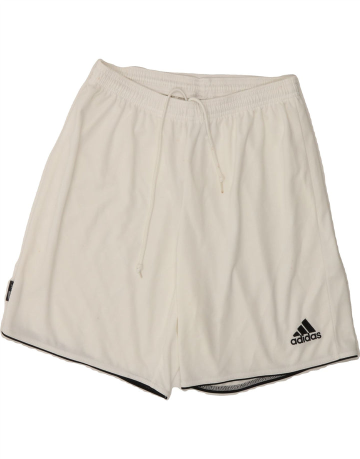 ADIDAS Mens Climalite Sport Shorts Large  White Polyester Vintage Adidas and Second-Hand Adidas from Messina Hembry 